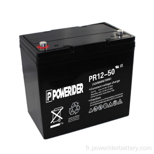 Batterie de hautes hautes hautes de plomb 12V 50ah